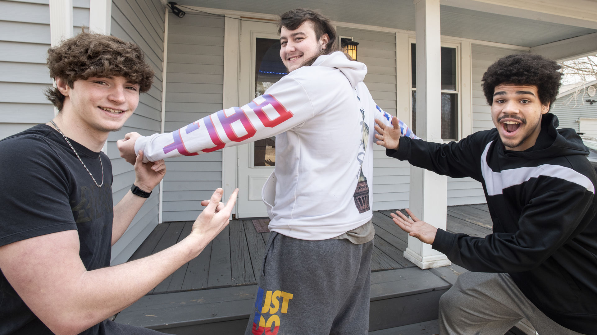Three young entrepreneurs
